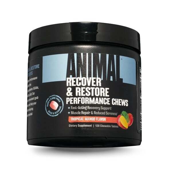 Animal Recover & Restore Performance Chews, Tropical Mango - 120 chewable tabs Discount