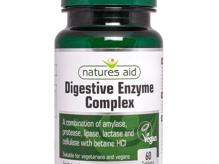 Natures Aid Digestive Enzyme Complex (with Betaine HCI) 60 Tabs Cheap