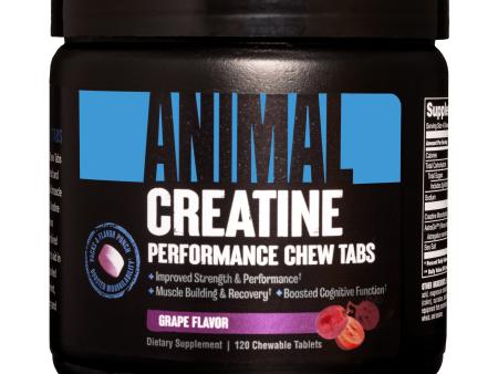 Animal Creatine Chews 120 Tabs Grape Online Hot Sale