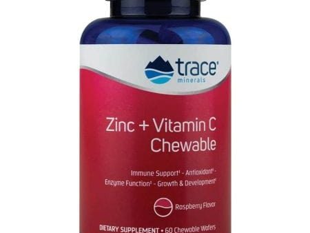 Trace Minerals Zinc and Vitamin C Raspberry 60 Chewables Online Hot Sale