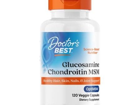 Doctor s Best Glucosamine Chondroitin MSM with OptiMSM 120 Capsules For Discount