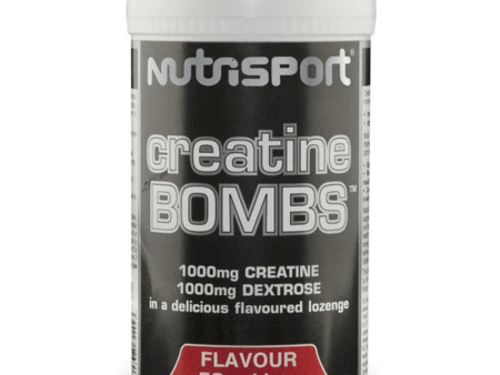 NutriSport Creatine Bombs 50 Tabs Strawberry For Cheap