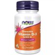 Now Foods Vitamin D3 5,000 IU 120 Mint Flavour Chewables Online now