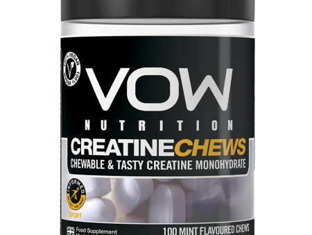 VOW Nutrition Creatine Chews 100 Tabs Mint Fashion