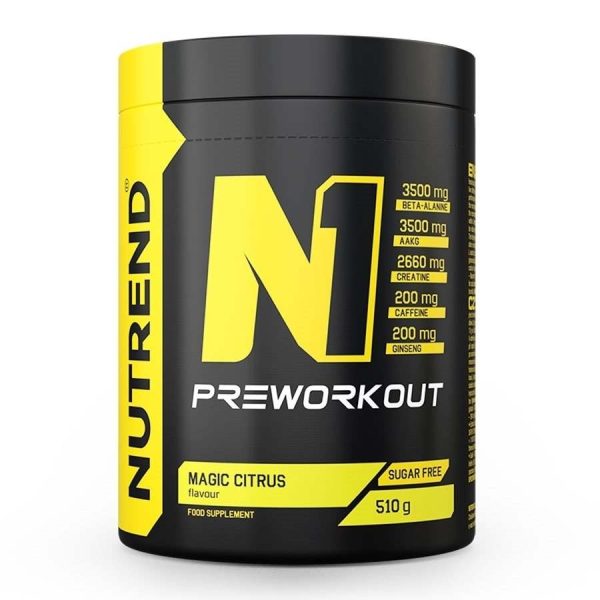 Nutrend N1 Pre-Workout, Magic Citrus - 510 grams Online