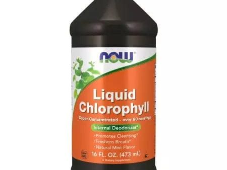 Now Foods Liquid Chlorophyll Mint Flavour 16oz Supply