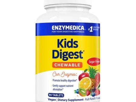 Enzymedica Kids Digest Chewable Fruit Punch 90 Chewables Sale