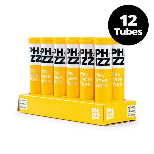 Phizz 2-in-1 Multivitamin & Rehydration Electrolyte Effervescent 12x20 Tabs Orange Supply