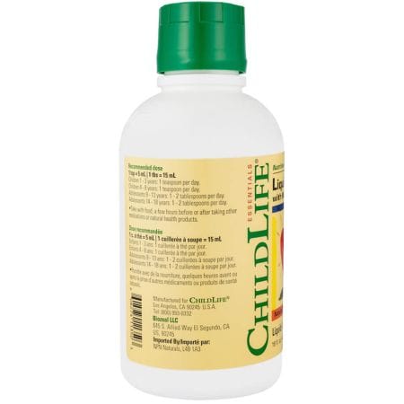 ChildLife Liquid Calcium with Magnesium 16 fl oz Orange Flavour For Cheap