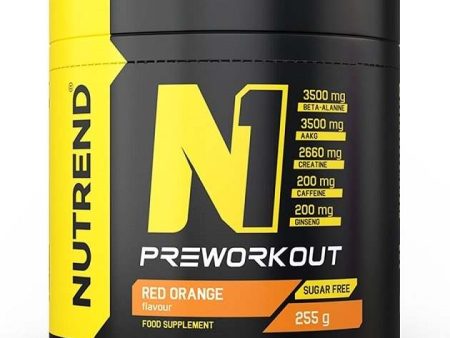 Nutrend N1 Pre-Workout, Red Orange - 255 grams For Discount