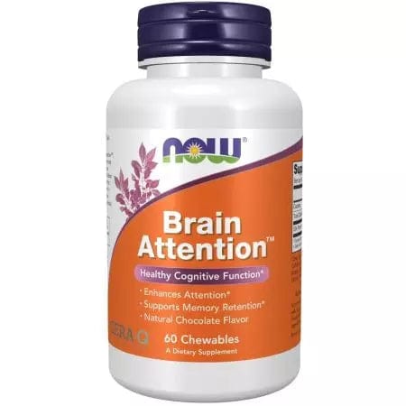 NOW Foods BRAIN ATTENTION CERAQ(TM) 60 CHEW TABS Sale