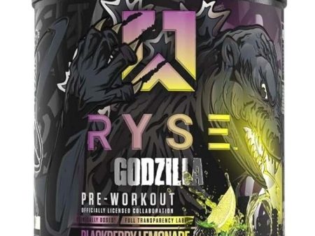 RYSE Godzilla Pre-Workout, Blackberry Lemonade - 710 grams For Discount