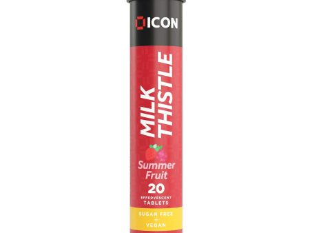 ICON Nutrition Milk Thistle Effervescent Tabs 20 Tabs Summer Fruit Sale