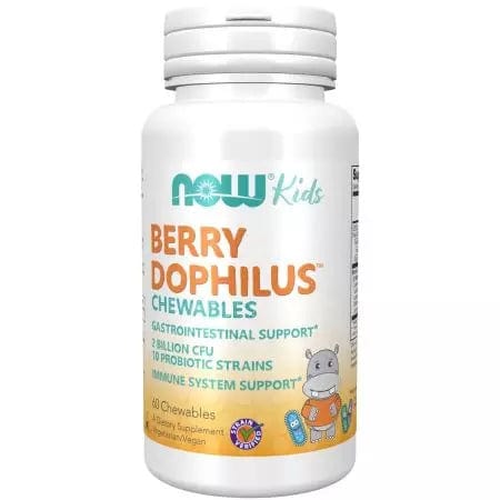 Now Foods BerryDophilus 60 Berry Flavoured Chewables Online Sale