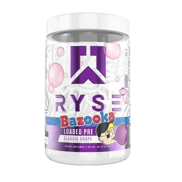 RYSE Loaded Pre, Bazooka Classic Grape - 438 grams Online Hot Sale