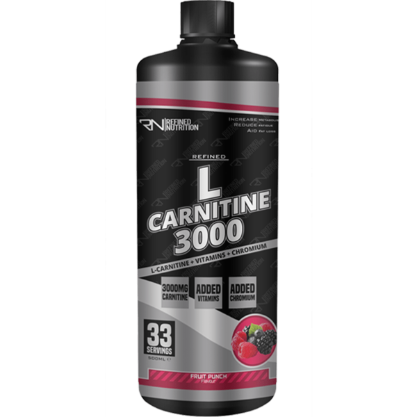 Refined Nutrition L-Carnitine 3000 500ml Fruit Punch Fashion