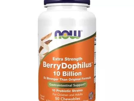 Now Foods BerryDophilus Extra Strength 50 Chewables Online Hot Sale