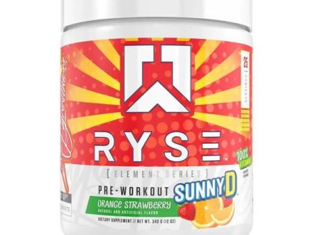 RYSE Pre-Workout - Element Series, Sunny D Orange Strawberry - 340 grams on Sale