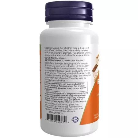 Now Foods BerryDophilus Extra Strength 50 Chewables Online Hot Sale