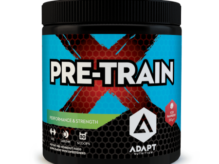 Adapt Nutrition PreTRAINx 350g Iced Raspberry For Sale