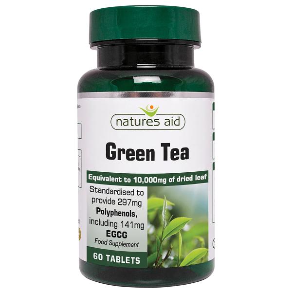 Natures Aid Green Tea 10,000mg 60 Tabs Online Hot Sale