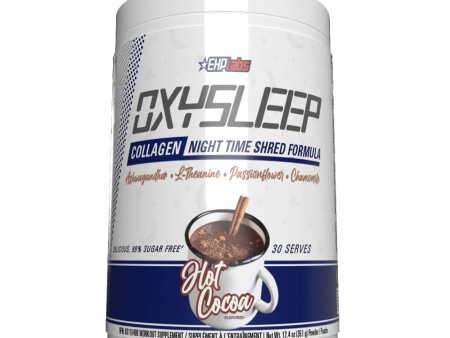 EHP Labs Oxysleep Collagen 351g Hot Cocoa on Sale