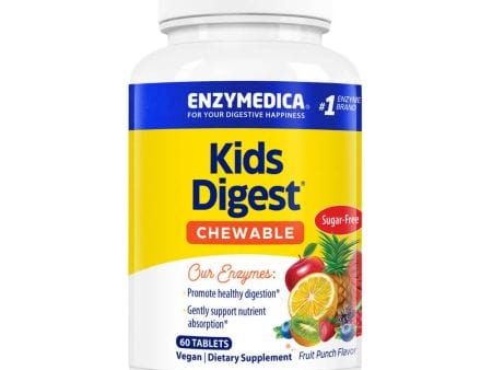 Enzymedica Kids Digest Chewable Fruit Punch 60 Chewables Cheap