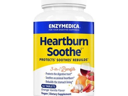 Enzymedica Heartburn Soothe VanillaOrange 42 Chewables Online