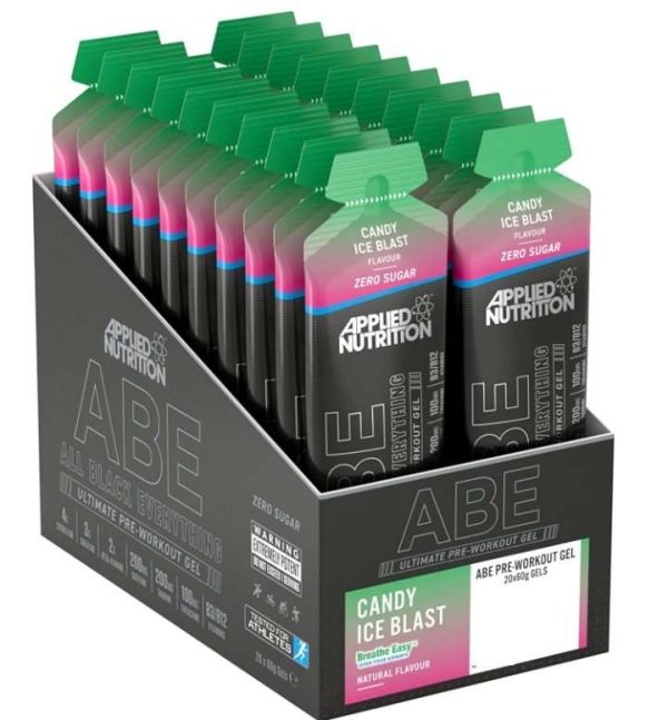 Applied Nutrition ABE - All Black Everything Gel, Candy Ice Blast - 20 x 60g Online now