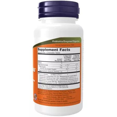 Now Foods BerryDophilus Extra Strength 50 Chewables Online Hot Sale