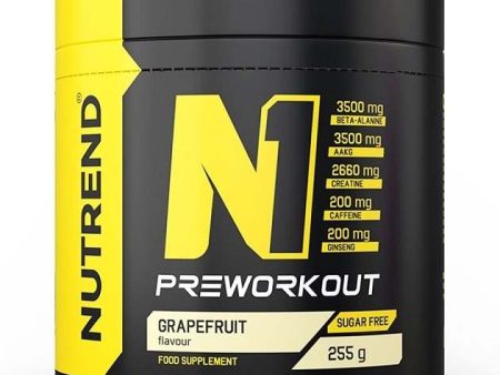 Nutrend N1 Pre-Workout, Grapefruit - 255 grams Online Sale