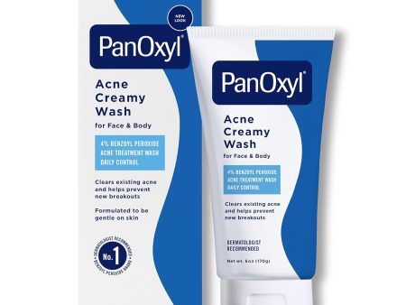 Panoxyl 4 Acne Wash Benzoyl Peroxide, 170ml Hot on Sale