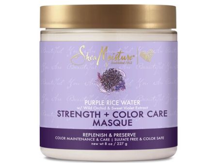 Shea Moisture Purple Rice Water Strength & Color Care Masque 8 oz Sale