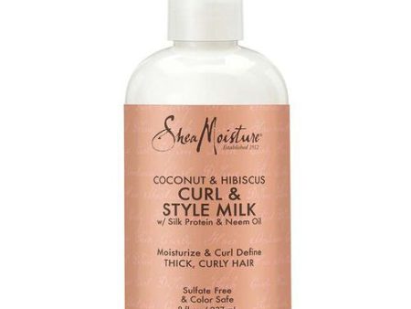 Shea Moisture Coconut & Hibiscus Curl & Style Milk 8 oz Fashion