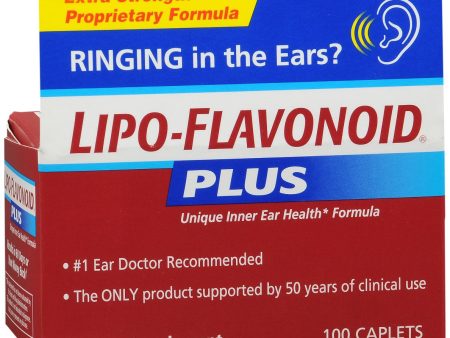 Lipo-Flavonoid Plus Unique Ear Health Formula Dietary Supplement Caplets Fashion