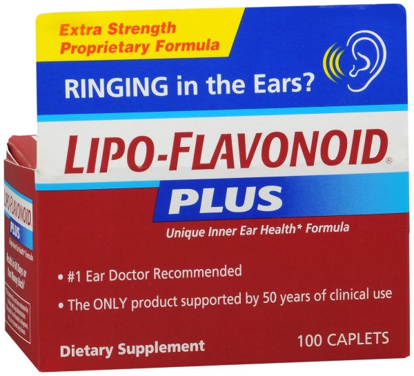 Lipo-Flavonoid Plus Unique Ear Health Formula Dietary Supplement Caplets Fashion