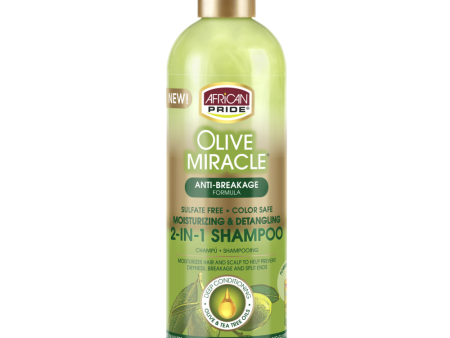 African Pride Olive Miracle 2-In-1 Shampoo 355 ml For Cheap