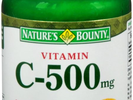 Nature s Bounty Vitamin C-500 mg Dietary Supplement Tablets Online Hot Sale