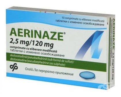 Aerinaze Tablet 2.5 120 Mg 14 PC Hot on Sale