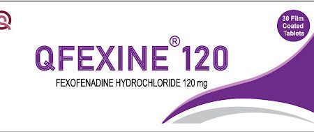 QFEXINE 120MG TABLETS 30 S Supply