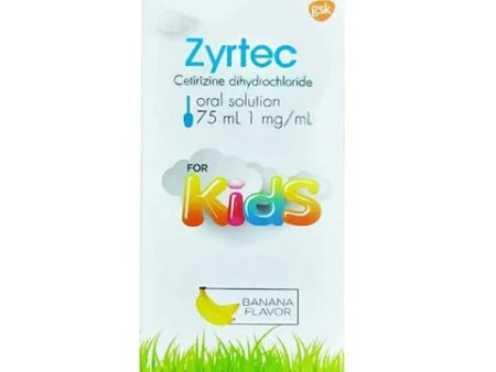 Zyrtec Oral Solution 75ml Kids 1mg ml Discount