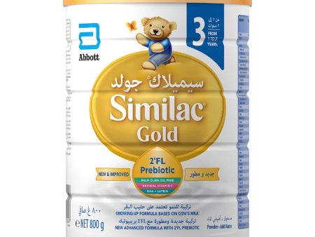 Abbott Similac Gold 3 Growing Up Formula From 1-3 Years 800g Hot on Sale