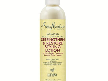 Shea Moisture Jamaican Black Castor Oil Strengthen & Restore Styling Lotion 8 oz For Sale