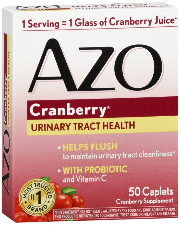 Azo Cranberry Urinary Tract Health Supplement Caplets Online now