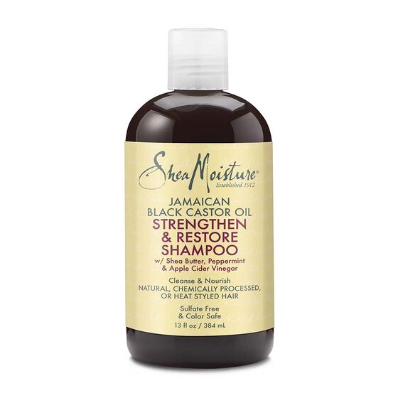 Shea Moisture Jamaican Black Castor Oil Strengthen & Restore Shampoo 13 oz Hot on Sale