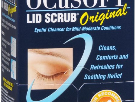 OCuSOFT Lid Scrub Original Eyelid Cleanser Pre-Moistened Pads For Discount