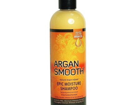 Argan Smooth Epic Moisture Shampoo 355ml Hot on Sale