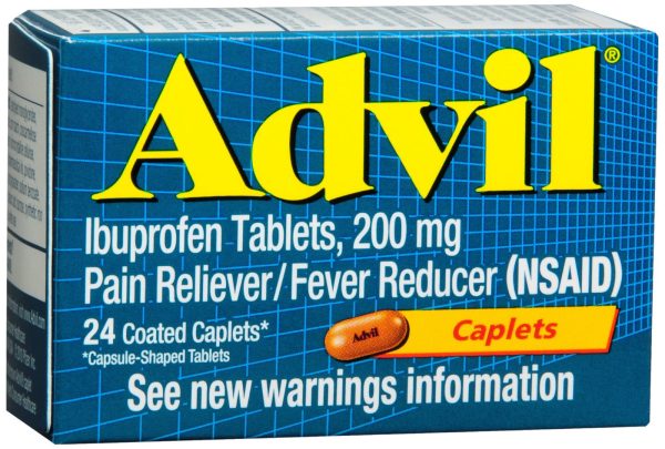 Advil Ibuprofen 200 mg Pain Reliever Fever Reducer Coated Caplets For Discount