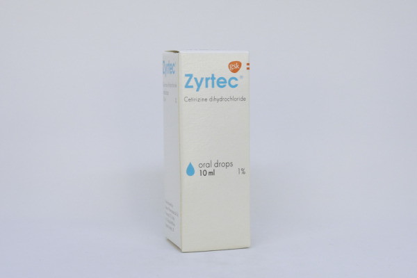 Zyrtec Oral Drops 10ml Supply