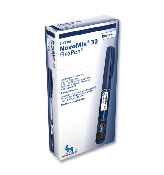 Insulin Novomix 30 Flexpen 100Iu 5X3ml Discount